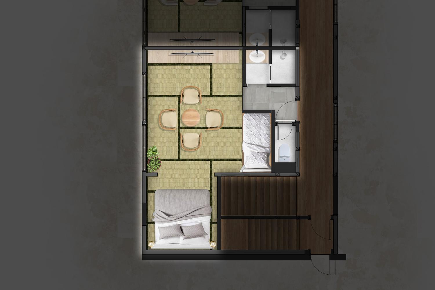 Hotel Tanuki Nozawa Habitación foto